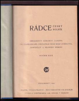 Josef Knejzlík: Rádce - český rolník - Ročník XXIX