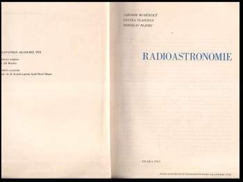 Miroslav Plavec: Radioastronomie