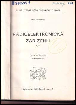 Václav Žalud: Radioelektronická zařízení I - 2. část