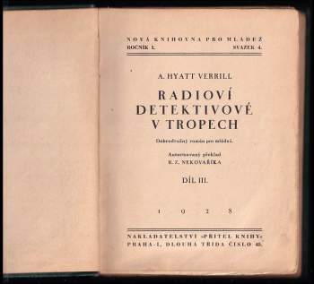 Alpheus Hyatt Verrill: Radioví detektivové