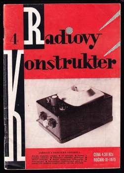 František Smolík: Radiový konstruktér - ročník XI. - číslo 4