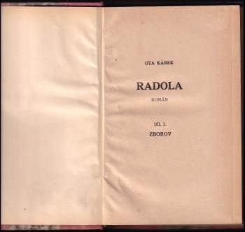 Ota Kárek: Radola