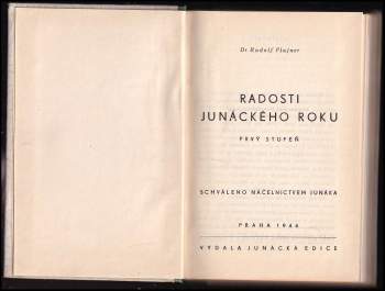 Rudolf Plajner: Radosti junáckého roku