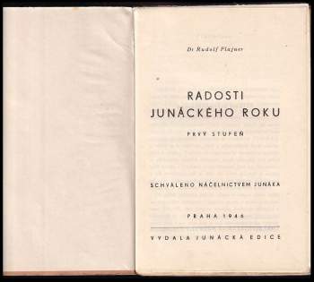 Rudolf Plajner: Radosti junáckého roku