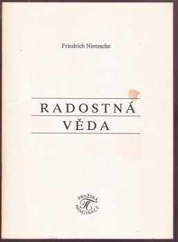 Friedrich Nietzsche: Radostná věda