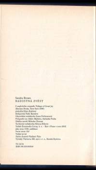 Sandra Brown: Radostná zvěst