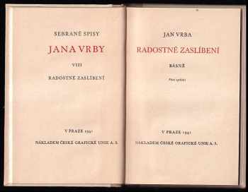 Jan Vrba: Radostné zaslíbení