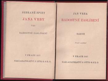 Jan Vrba: Radostné zaslíbení