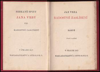 Jan Vrba: Radostné zaslíbení