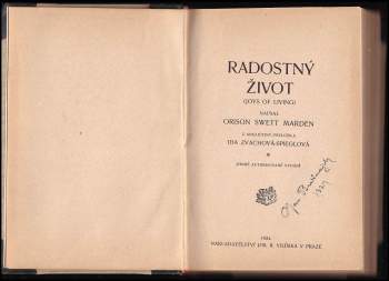 Orison Swett Marden: Radostný život