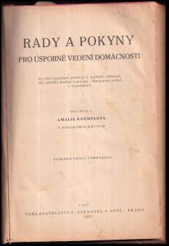 Rady a pokyny pro úsporné vedení domácnosti
