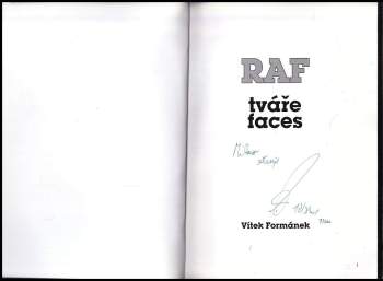 Vítek Formánek: RAF