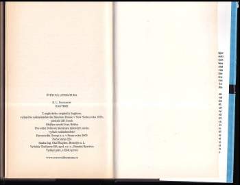 E. L Doctorow: Ragtime
