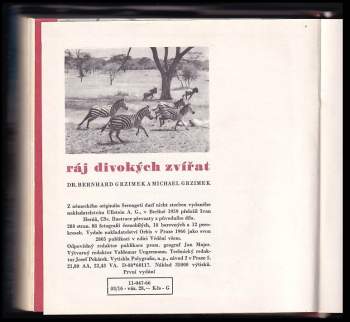 Bernhard Grzimek: Ráj divokých zvířat