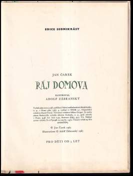 Jan Čarek: Ráj domova