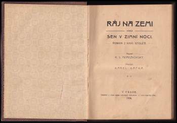 Konstantin Sergejevič Merežkovskij: Ráj na zemi aneb Sen v zimní noci