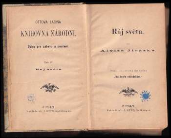 Alois Jirásek: Ráj světa