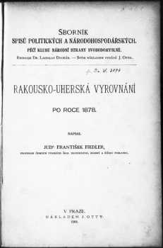 Rakousko-uherská vyrovnání po roce 1878