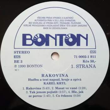 Karel Kryl: Rakovina