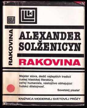 Rakovina - Aleksandr Isajevič Solženicyn, Magda Takáčová (1991, Tatran) - ID: 739668