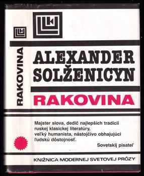 Rakovina - Aleksandr Isajevič Solženicyn, Magda Takáčová (1991, Tatran) - ID: 387699