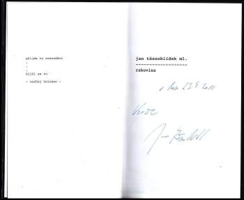 Jan Těsnohlídek: Rakovina