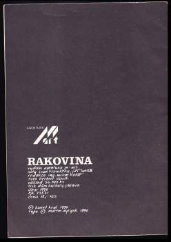Karel Kryl: Rakovina