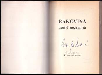 Eva Joachimová: Rakovina, země neznámá
