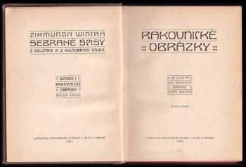 Zikmund Winter: Rakovnické obrázky