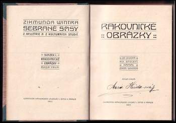 Zikmund Winter: Rakovnické obrázky