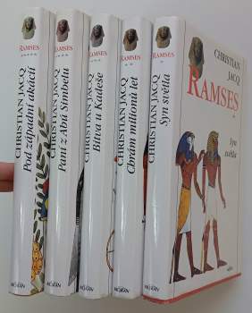 Christian Jacq: Ramses 1-5 - Syn světla + Chrám milionů let + Bitva u Kadeše + Paní z Abú Simbelu + Pod západní akácií