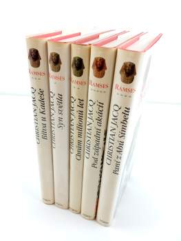 Christian Jacq: Ramses 1-5 - Syn světla + Chrám milionů let + Bitva u Kadeše + Paní z Abú Simbelu + Pod západní akácií