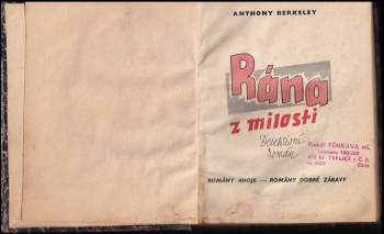 Anthony Berkeley: Rána z milosti