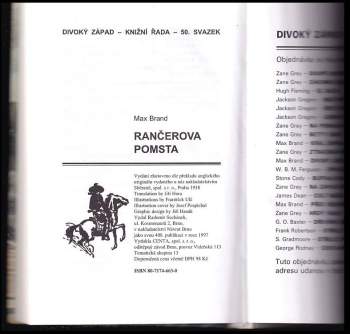 Max Brand: Rančerova pomsta