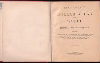 Rand-McNally Dollar Atlas of the World + Population of the United States Census of 1900