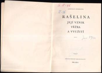 Jaroslav Spirhanzl-Duriš: Rašelina