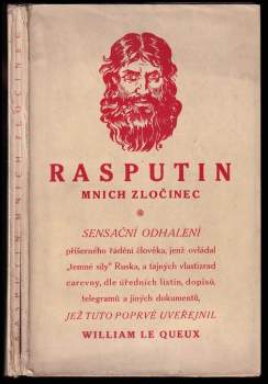 Rasputin, mnich zločinec
