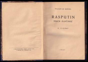 William Le Queux: Rasputin