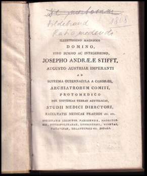 Johann Valentin Edler von Hildenbrand: Ratio medendi in schola practica Vindobonensi