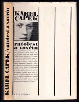 Ratolest a vavřín - Karel Čapek (1970, Melantrich) - ID: 401829