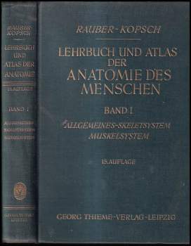 Friedrich Kopsch: Rauber-Kopsch. Lehrbuch und Atlas der Anatomie des Menschen Band I