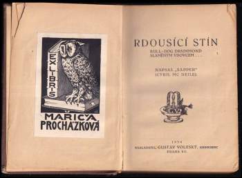 H. C McNeile: Rdousící stín