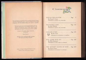 Eve Curie: Reader's Digest Condensed Books Spring Selections - Volume 2