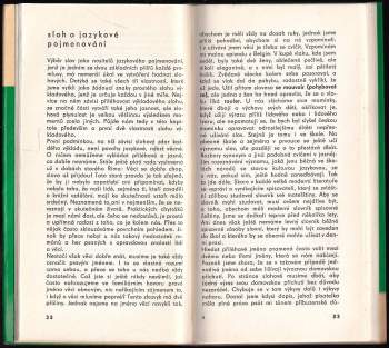 Vilem Mathesius: Řeč a sloh