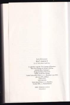Karla McLaren: Řeč emocí