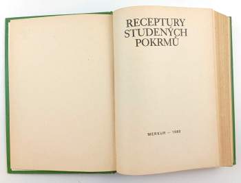 František Zvolský: Receptury studených pokrmů