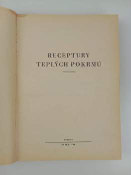 Receptury teplých pokrmů