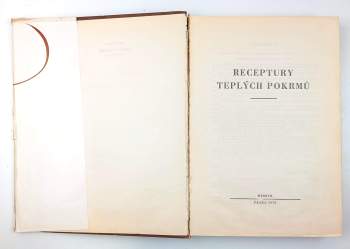 František Syrový: Receptury teplých pokrmů