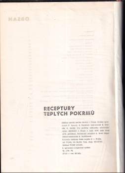 František Syrový: Receptury teplých pokrmů