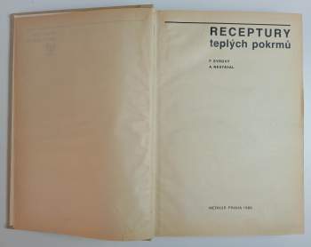 František Syrový: Receptury teplých pokrmů